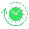 clock - saving time icon